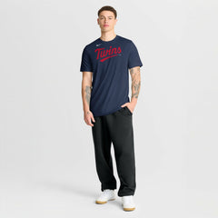 Minnesota Twins Nike New Legend Wordmark Dri-FIT T-Shirt - Navy - Nike on Sale
