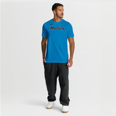 Miami Marlins Nike New Legend Wordmark Dri-FIT T-Shirt - Light Blue - Nike Online