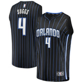 Jalen Suggs Orlando Magic Youth 2021/22 Fast Break Replica Jersey Icon Edition Black | Fanatics