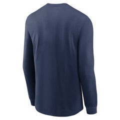 Minnesota Twins Nike Over Arch Performance Long Sleeve T-Shirt - Navy - Nike Lifestyle