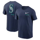 Seattle Mariners Nike Over the Shoulder T-Shirt - Navy - Nike Sale
