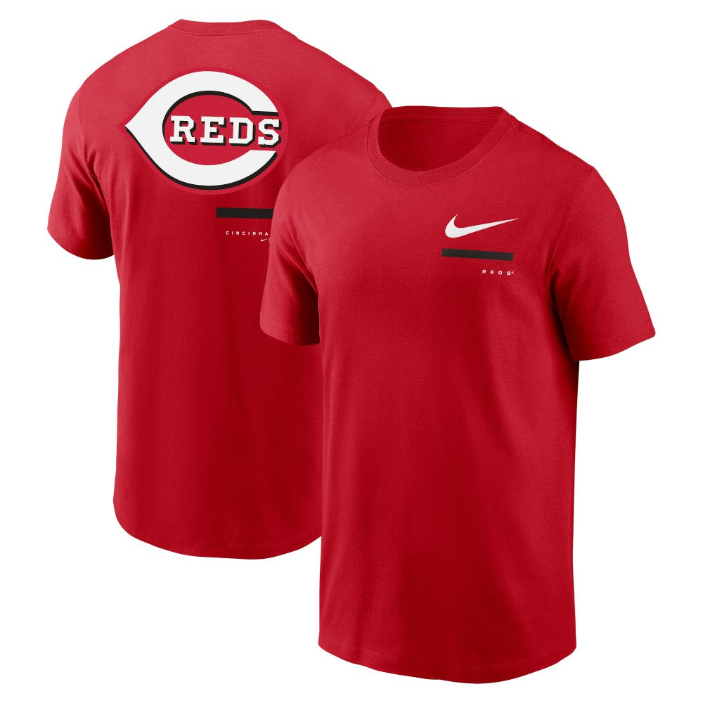 Cincinnati Reds Nike Over the Shoulder T-Shirt - Red - Nike on Sale