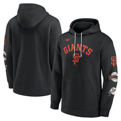 San Francisco Giants Nike Rewind Lefty Pullover Hoodie - Black - Nike Online