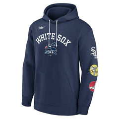 Chicago White Sox Nike Rewind Lefty Pullover Hoodie - Navy - Nike Sale
