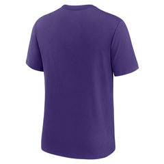 Tampa Bay Rays Nike Rewind Retro Tri-Blend T-Shirt - Purple - Nike Sale