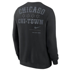 Chicago White Sox Nike Statement Ball Game Fleece Pullover Sweatshirt - Black - Nike Lifestyle