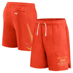 Detroit Tigers Nike Statement Ball Game Shorts - Orange - Nike on Sale