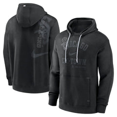 Chicago White Sox Nike Statement Ball Game Pullover Hoodie - Black - Nike Online
