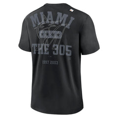 Miami Marlins Nike Statement Game Over T-Shirt - Black - Nike Discount
