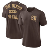 San Diego Padres Nike Statement Game Over T-Shirt - Brown - Nike Discount