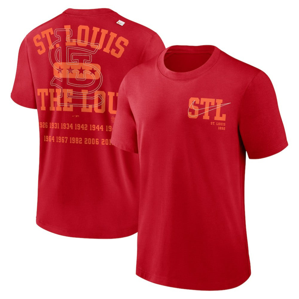St. Louis Cardinals Nike Statement Game Over T-Shirt - Red - Nike on Sale