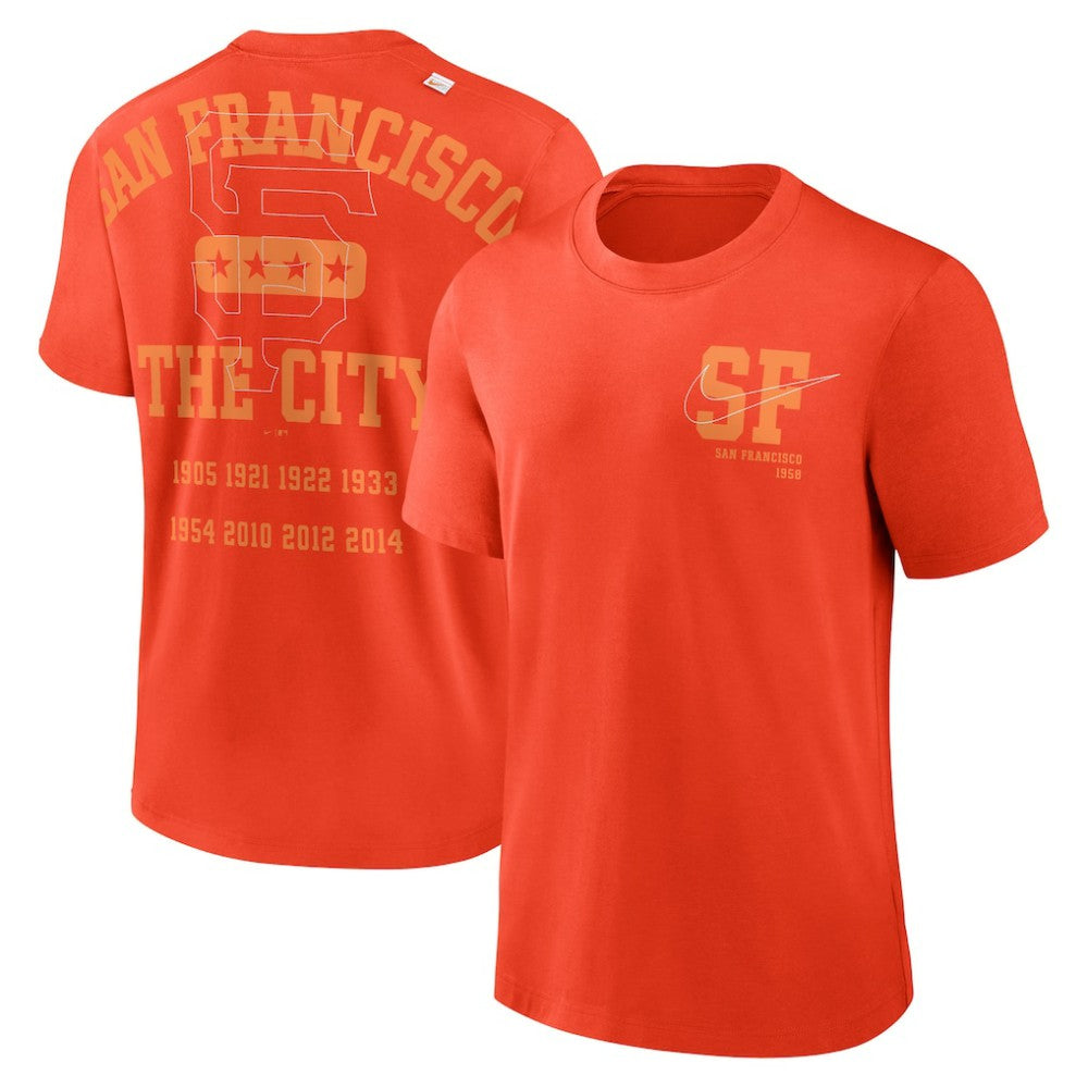 San Francisco Giants Nike Statement Game Over T-Shirt - Orange - Nike Lifestyle