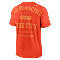 San Francisco Giants Nike Statement Game Over T-Shirt - Orange - Nike Lifestyle