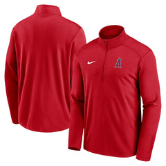 Los Angeles Angels Nike Agility Pacer Lightweight Performance Half-Zip Top - Red - Nike on Sale