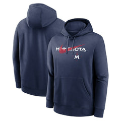 Minnesota Twins Nike 2023 Swoosh Neighborhood Pullover Hoodie - Navy - Nike on Sale