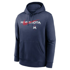 Minnesota Twins Nike 2023 Swoosh Neighborhood Pullover Hoodie - Navy - Nike on Sale