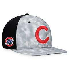 Chicago Cubs Majestic Smoke Dye Snapback Hat - Gray - MLB Lifestyle