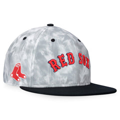 Boston Red Sox Fanatics Smoke Dye Fitted Hat - Black/White - Fanatics Lifestyle