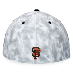 San Francisco Giants Fanatics Smoke Dye Fitted Hat - Black/White - Fanatics Sale