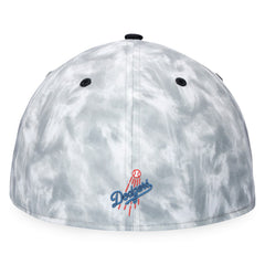 Los Angeles Dodgers Fanatics Smoke Dye Fitted Hat - Black/White - Fanatics Lifestyle
