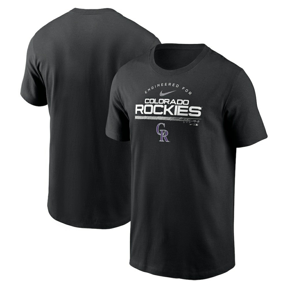 Colorado Rockies Nike Team Engineered Performance T-Shirt - Black - Nike Sale