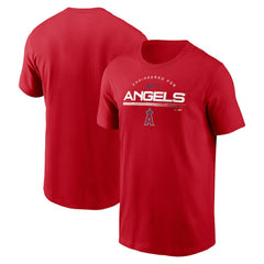 Los Angeles Angels Nike Team Engineered Performance T-Shirt - Red - Nike on Sale