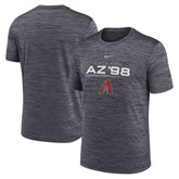 Arizona Diamondbacks Nike Wordmark Velocity Performance T-Shirt - Black - Nike Discount