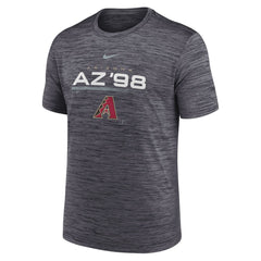 Arizona Diamondbacks Nike Wordmark Velocity Performance T-Shirt - Black - Nike Discount