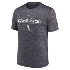 Chicago White Sox Nike Wordmark Velocity Performance T-Shirt - Black - Nike on Sale