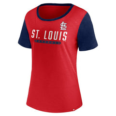 St. Louis Cardinals Fanatics Women's Mound T-Shirt - Red - Fanatics Discount