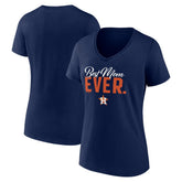 Houston Astros Fanatics Women's Mother's Day V-Neck T-Shirt - Navy - Fanatics Discount