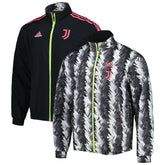 Juventus 2022/23 On-Field Team Logo Anthem Reversible Full-Zip Jacket Black - Adidas