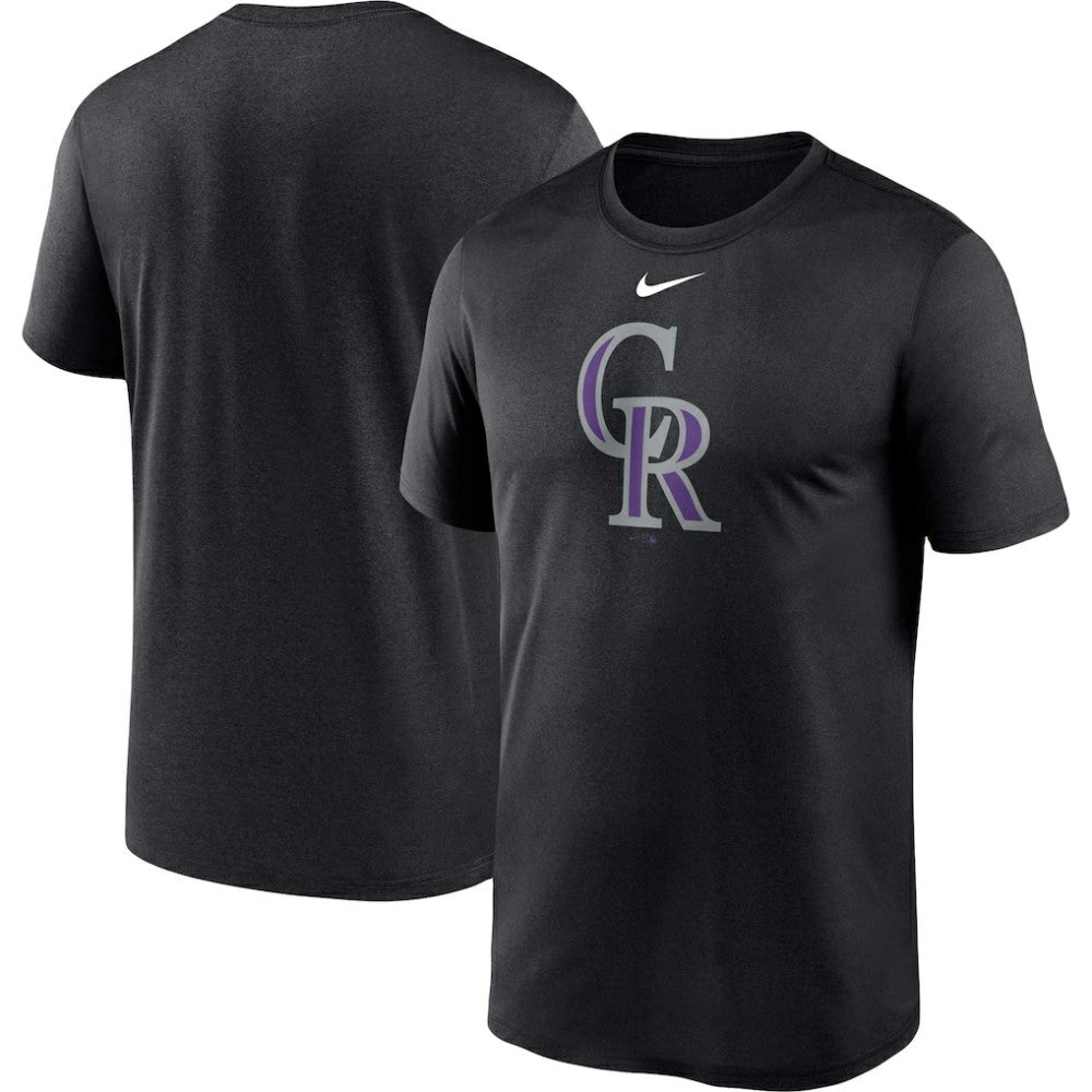 Colorado Rockies Nike Big & Tall Logo Legend Performance T-Shirt - Black - Nike Lifestyle