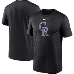 Colorado Rockies Nike Big & Tall Logo Legend Performance T-Shirt - Black - Nike Lifestyle