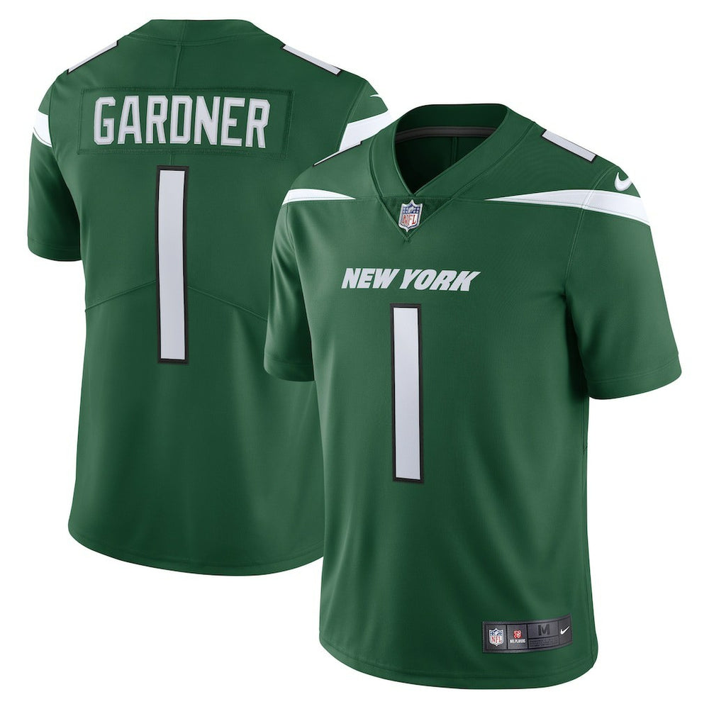Nike Ahmad Sauce Gardner New York Jets Men's Vapor Limited Jersey Green