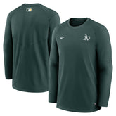 Athletics Nike Authentic Collection Logo Performance Long Sleeve T-Shirt - Green - Nike Online