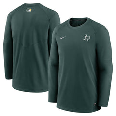 Athletics Nike Authentic Collection Logo Performance Long Sleeve T-Shirt - Green - Nike Online