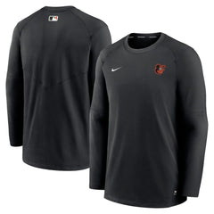 Baltimore Orioles Nike Authentic Collection Logo Performance Long Sleeve T-Shirt - Black - Nike Online