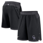 Colorado Rockies Nike Authentic Collection Flex Vent Performance Shorts - Black - Nike Discount