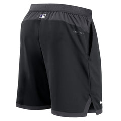 Colorado Rockies Nike Authentic Collection Flex Vent Performance Shorts - Black - Nike Discount