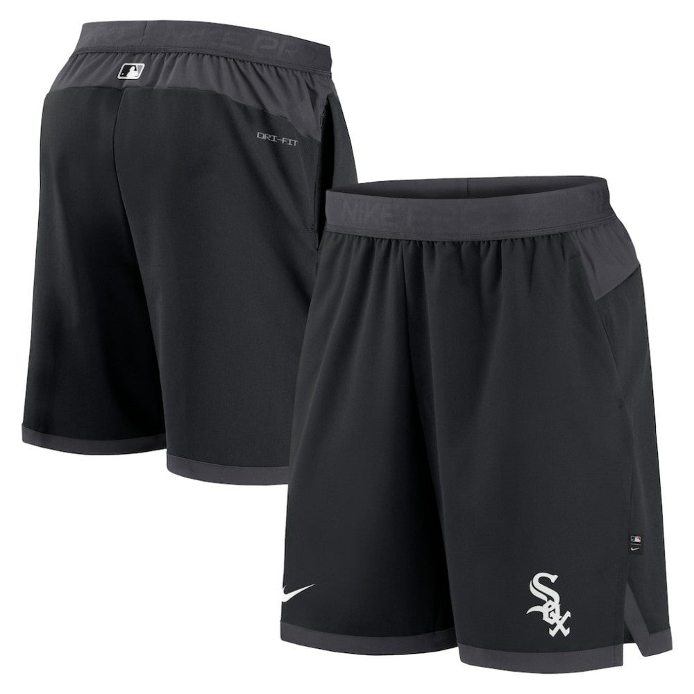 Chicago White Sox Nike Authentic Collection Flex Vent Performance Shorts - Black - Nike Lifestyle