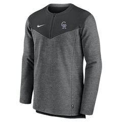 Colorado Rockies Nike Authentic Collection Game Time Performance Half-Zip Top - Black - Nike Lifestyle