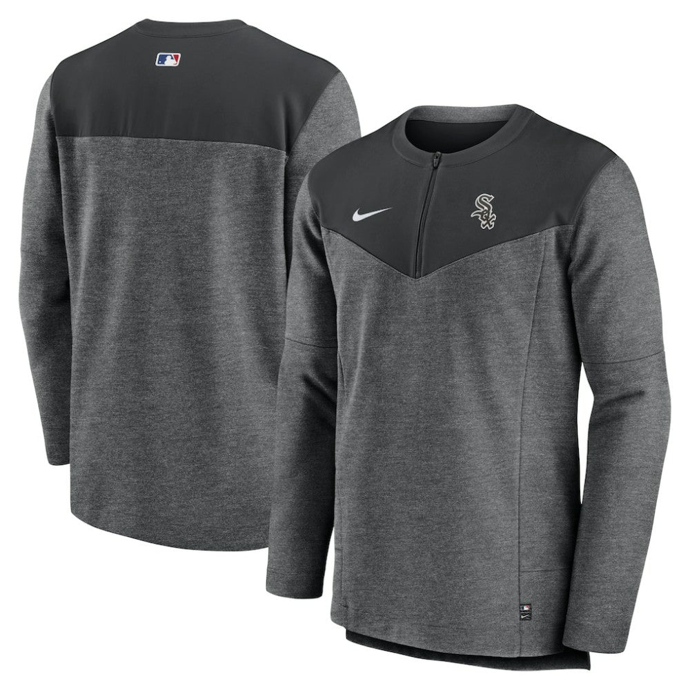 Chicago White Sox Nike Authentic Collection Game Time Performance Half-Zip Top - Black - Nike Discount