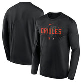 Baltimore Orioles Nike Authentic Collection Team Logo Legend Performance Long Sleeve T-Shirt - Black - Nike Discount