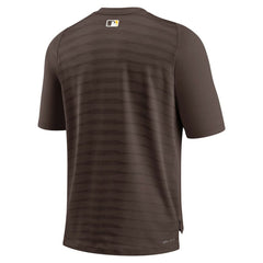 San Diego Padres Nike Authentic Collection Pregame Raglan Performance V-Neck T-Shirt - Brown - Nike Sale