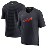Detroit Tigers Nike Authentic Collection Pregame Raglan Performance V-Neck T-Shirt - Navy - Nike Online