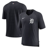 Detroit Tigers Nike Authentic Collection Pregame Raglan Performance V-Neck T-Shirt - Navy - Nike Online