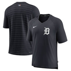 Detroit Tigers Nike Authentic Collection Pregame Raglan Performance V-Neck T-Shirt - Navy - Nike Online