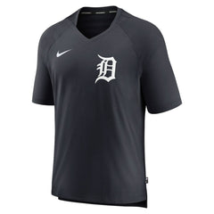 Detroit Tigers Nike Authentic Collection Pregame Raglan Performance V-Neck T-Shirt - Navy - Nike Online