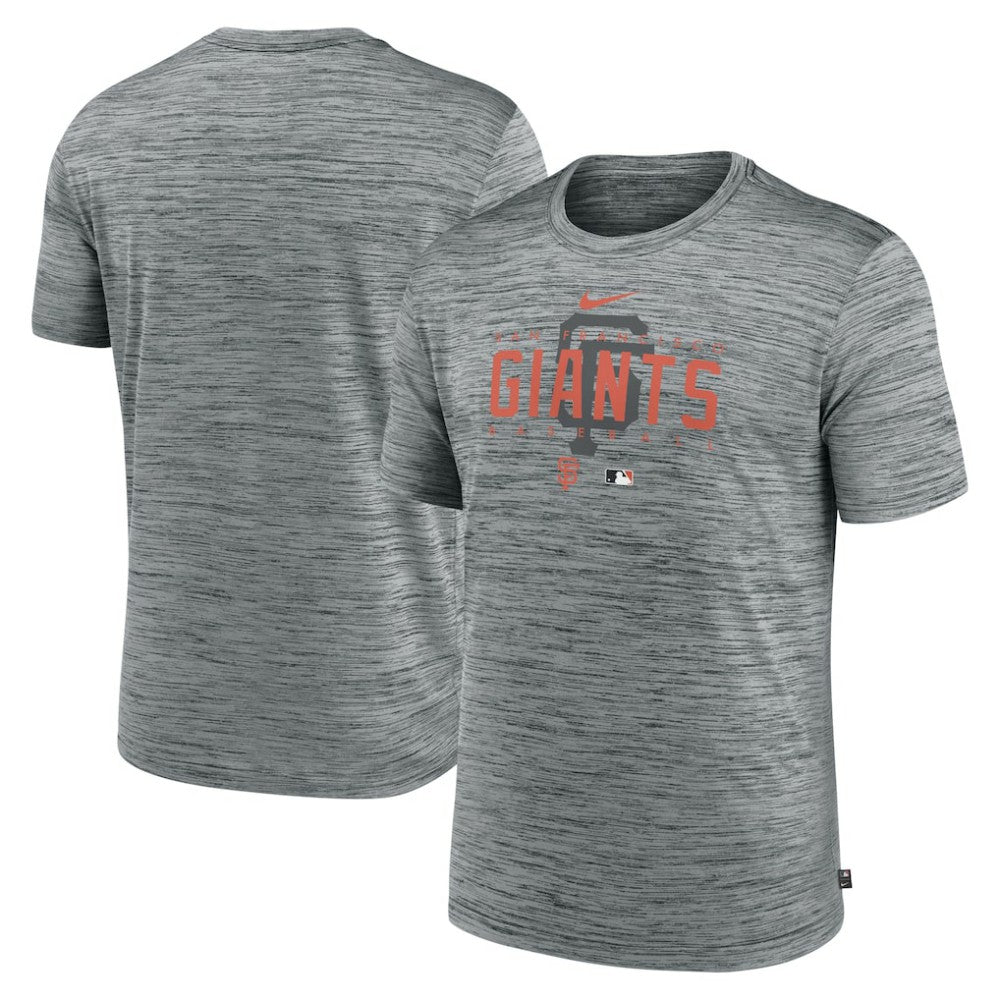 San Francisco Giants Nike Authentic Collection Velocity Performance Practice T-Shirt - Heather Gray - Nike Online